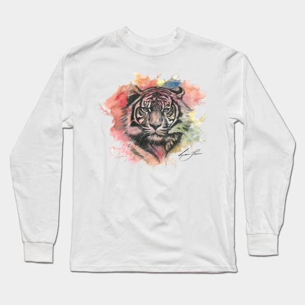 A Beautiful Predator Long Sleeve T-Shirt by Lcrossart